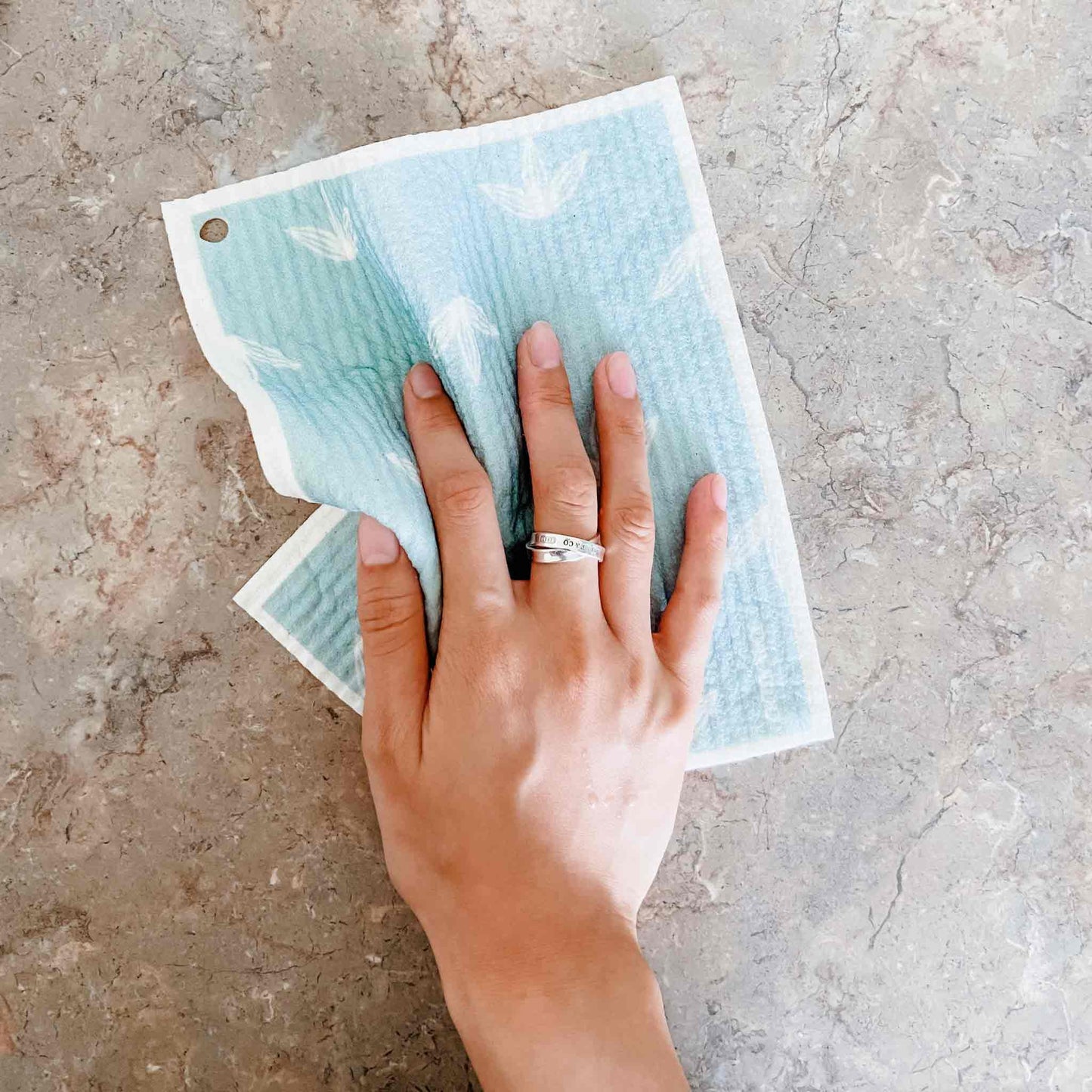 Papaya Reusable Paper Towels Baby Blues
