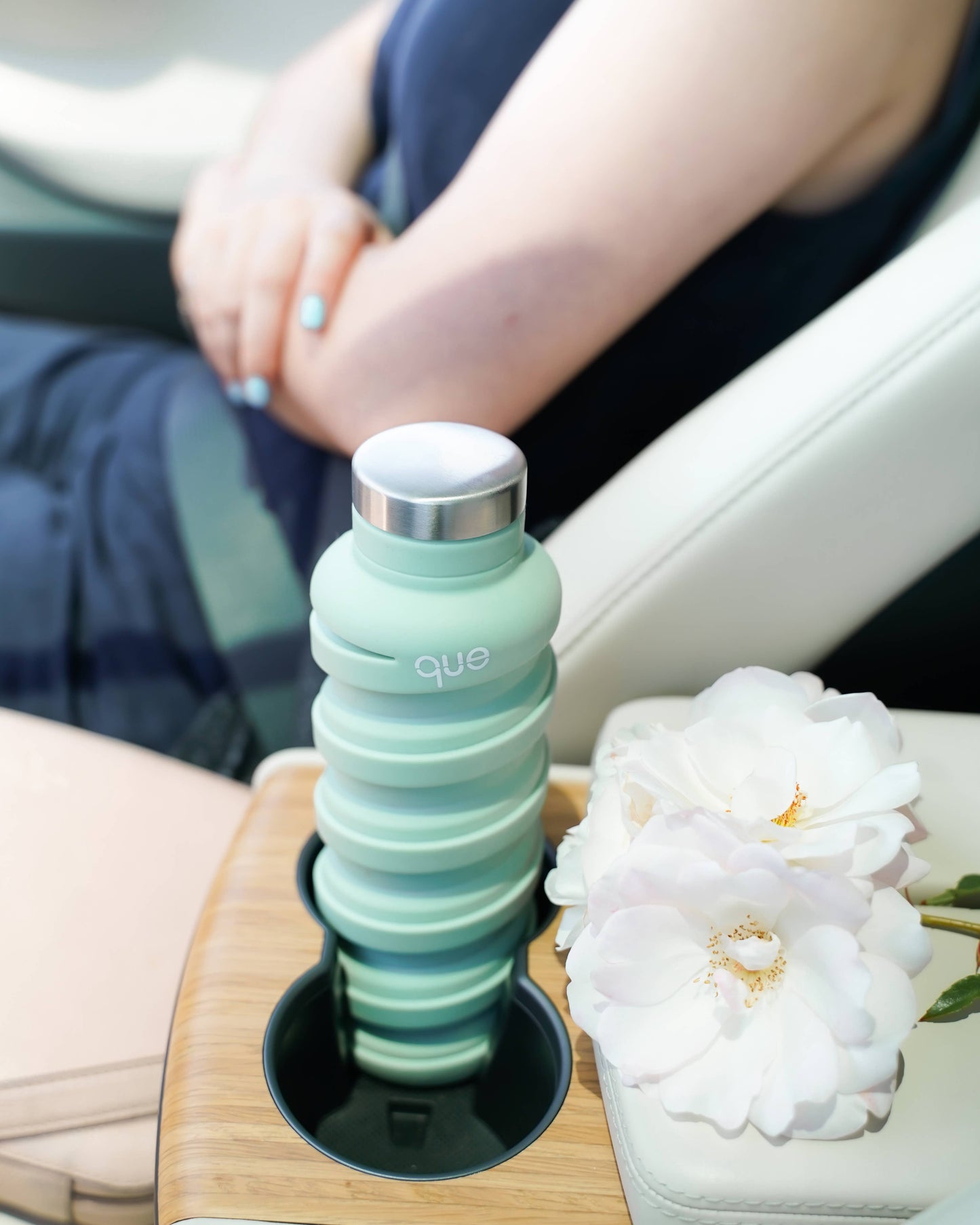 20oz Collapsible Water Bottle - Dusty Sage