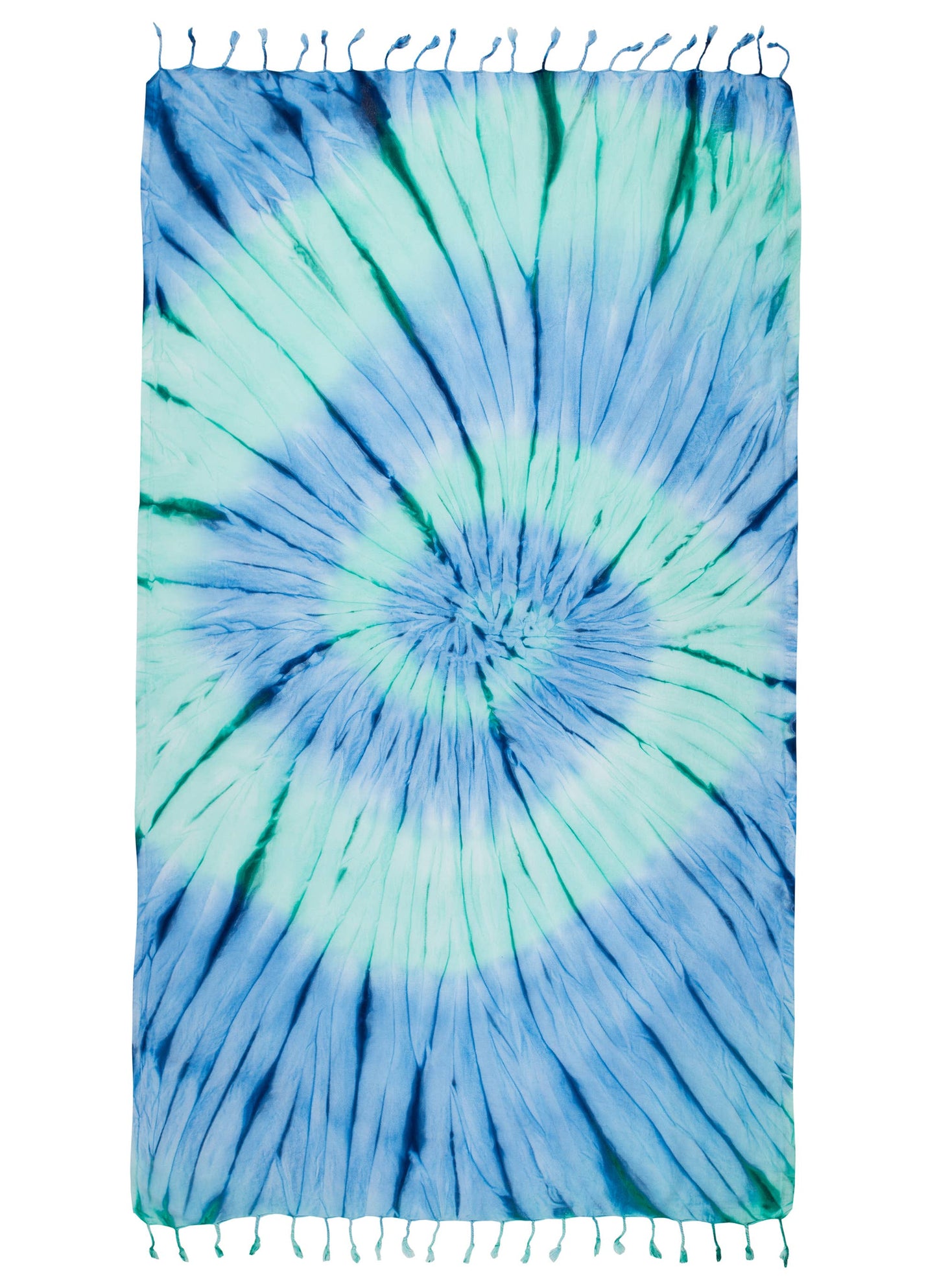 Tie Dye Pestemal Turkish Beach Towel Sand resistant hand-dye 33" x65"