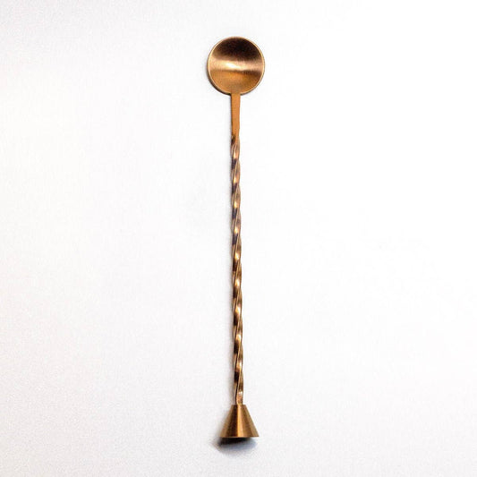 Bar Spoon + Muddler Brushed Rose Gold