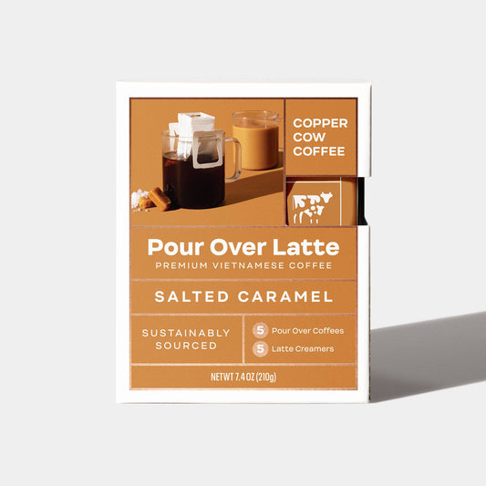 Pour Over Coffee - Salted Caramel Latte